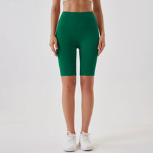 Load image into Gallery viewer, 2024 High-Waisted Buttock Lifting Yoga Shorts Summer Seamless Yoga Legging Shorts Outer Wear Tight Cycling Athletic Gym Shorts