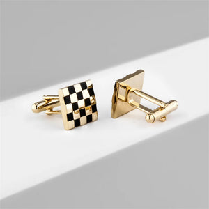 Luxury Men's Cufflinks & Tie Clip Set - Wedding Guest Gift Fashion Jewelry