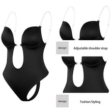 Load image into Gallery viewer, Seamless Shapewear Thong! Backless, U-Plunge Bra