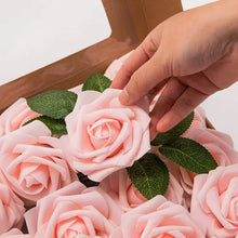 Load image into Gallery viewer, Foam Artificial Roses - 15/25/100pcs Fake Flowers for Wedding, Party &amp; Gift Décor