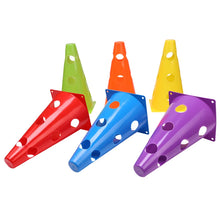 Load image into Gallery viewer, 12PCS 18PCS 24PCS 30PCS 36PCS Durable  Mark Cones Football Agility Training Sport  with Hole