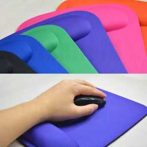 EVA Foam Wrist Mouse Pad Comfortable Solid Color Gaming PC Desk Mat 210x230mm