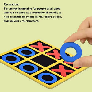Classic Tic Tac Toe Game - Portable Strategy Toy for All Ages, Timeless Fun