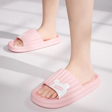 Load image into Gallery viewer, Cartoon Bear Slippers: Non-Slip Summer Shoes for Indoor/Outdoor Use