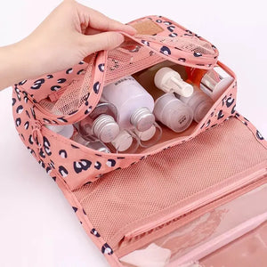 Waterproof Travel Cosmetic Bag Toiletries Organizer Makeup Storage with Hook