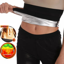 Load image into Gallery viewer, Unisex Waist Trimmer Belly Wrap Sweat Band Abdominal Trainer Slimming Body Shaper