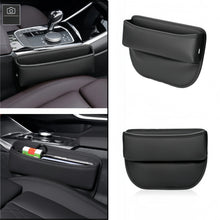Load image into Gallery viewer, Car Seat Gap Organizer Universal PU Leather Console Side Pocket Auto Crevice Filler Storage Box Interior Accessories