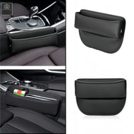 Car Seat Gap Organizer Universal PU Leather Console Side Pocket Auto Crevice Filler Storage Box Interior Accessories