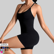 Load image into Gallery viewer, Yoga Sets Gym Jumpsuits Women Sports Overalls Active Wear Fitness Clothing Workout Clothes for Women Short Outfits