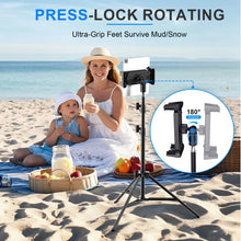 Load image into Gallery viewer, Xnyocn Tripod Floor Tablet Stand Adjustable Holder Mount Support for iPad Air Pro 12.9 Mini Xiaomi 4-13 Inch Lazy Holder Bracket
