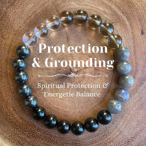 6-Piece Bracelet Set - Protection, Grounding, Self-Love