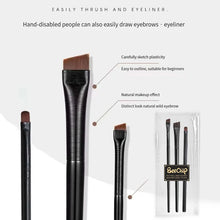 Load image into Gallery viewer, 3PCS Makeup Brush Set Soft Fiber Eyeliner Eyebrow Contour Natural Application