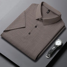 Load image into Gallery viewer, 2024 Men's New Printed Business Casual Short sleeved POLO Shirt Fashion Short sleeved Comfortable and Breathable Top