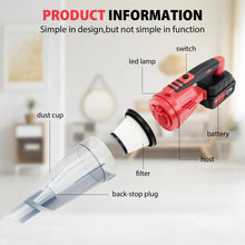 Load image into Gallery viewer, Cordless Vacuum Cleaner, 55KPA Lightweight Vacuum Cleaners for Home with Rechargeable 2200 mAh Battery, Handheld Vacuum for Home