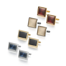 Load image into Gallery viewer, Men&#39;s Copper Cufflinks &amp; Tie Clip Set - Luxury Wedding Gifts, Round/Square Design