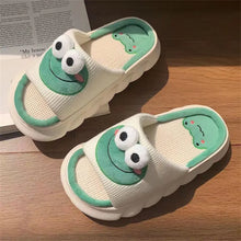 Load image into Gallery viewer, Women&#39;s Cartoon Frog Slippers Winter Warm Indoor Home Shoes Sandals