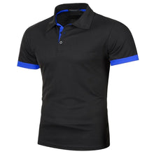 Load image into Gallery viewer, New Mens Short Sleeve Polo Shirt Solid Color Streetwear Lightweight Lapel Tshirts for Men Summer Jogging Sport Tops
