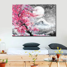 Load image into Gallery viewer, Scandinavian Mount Fuji Watercolor Poster Home Decor