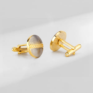 Luxury Men's Cufflinks & Tie Clip Set - Wedding Guest Gift Fashion Jewelry