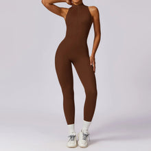 Load image into Gallery viewer, Zipper Yoga Jumpsuit Fitness Sports Overalls Gym Clothing Set Yoga Wear Pilates Workout Clothes Women Outfit Push Up Activewear