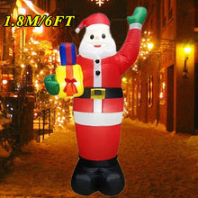 Load image into Gallery viewer, Christmas Inflatable Decoration Toy Built-in LED Lights Inflatable Model Ornament Xmas Party New Year Garden Indoor Outdoor Deco