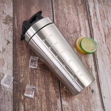 Load image into Gallery viewer, Stainless Steel Protein Shaker Cup Portable Fitness Sports Mug Nutrition Shakers Cup Water Bottles Water Cup Portable Shakers