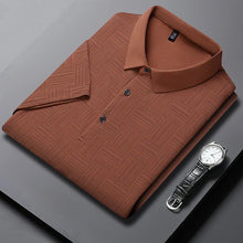 Load image into Gallery viewer, 2024 Men's New Printed Business Casual Short sleeved POLO Shirt Fashion Short sleeved Comfortable and Breathable Top