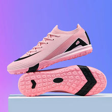 Load image into Gallery viewer, New Men Football Boots Adult Training Sport Soccer Shoes Cleats Boys Outdoor Long Spikes Non Slip Breathable Match Comfortable