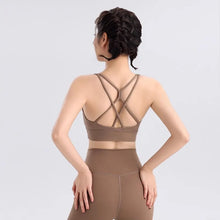 Load image into Gallery viewer, Women Breathable Yoga Set 2pcs Sport Suit Gym wear Workout Clothes Gym Crop Top High Waist Legging Fitness Bra Set Sports Suits