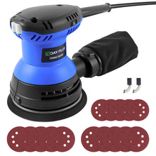 Load image into Gallery viewer, Electric sander, 6-speed track-type sander, suitable for sanding and polishing wood, furniture, metal and car surfaces