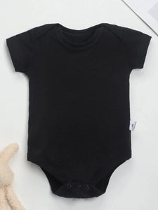 Letter Print Baby Onesies - Cute Infant Bodysuits for Newborns
