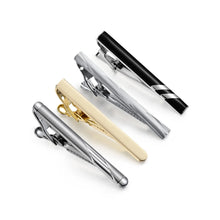 Load image into Gallery viewer, Minimalist Tie Clip &amp; Cufflinks Set for Men - Business Party Gift Box, Luxury Fashion