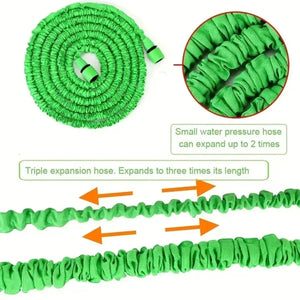 50FT/100FT Expandable Garden Hose – Magic Water Pipe with High-Pressure Water Gun