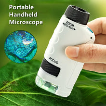 Load image into Gallery viewer, Explore Nature with 60-120x Kids Pocket Microscope Kit