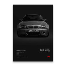Load image into Gallery viewer, Famous Cars M5 918 GT3 Canvas Wall Art Print Poster G63 STO SLS Decorative Mural Modern Home Decor Birthday Gift Unframed