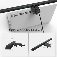 Load image into Gallery viewer, LED Desk Lamp Monitor Light Bar PC Computer Dimmable Screen Light 33cm 50cm Office Study Reading Hanging Table Lamp USB Powered