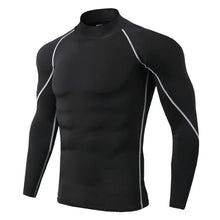 Load image into Gallery viewer, Men Sport T-shirt Quick Dry Bodybuilding Running Shirt Long Sleeve Compression Top Gym T Shirt Men Fitness Tight Rashgard