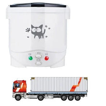Load image into Gallery viewer, Electric Mini Rice Cooker Portable MultiCooker Household Rice Cookers 12V 24V 220V Pot Cooking Machine Pans For Car Truck Home