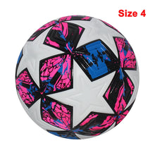Load image into Gallery viewer, Standard Soccer Ball Professional Outdoors Sports Match Balls Training Seamless Football High Quality PU Material Size 5 Size 4