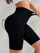 Load image into Gallery viewer, Women's High Waist Biker Shorts Knee Length Tummy Control Ultra Comfort Active Trousers Yoga And Daily Wear Plus Size Leggings
