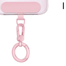 Load image into Gallery viewer, Metal Phone Lanyard Gasket Patch Rotatable Metal Buckle Hanging   Steel Clip Card Cord Tab Mobile Phone Accessories
