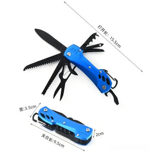 Multifunctional Swiss Army Folding Pocket Knife Stainless Steel Outdoor Survival Tool