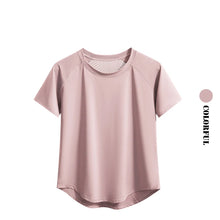 Load image into Gallery viewer, DRUR 2pcs Yoga Set Women Summer Sports Suit 2 Piece Sportswear Outfits Female Short Sleeve Fitness Tops Running Shorts Sets New