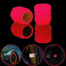 Load image into Gallery viewer, 20Pc Luminous Valve Stem Caps Night Glowing Car Motorcycle Bicycle Wheel Hub Accessories