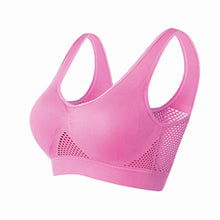 Load image into Gallery viewer, Breathable Sports Bra Top Fitness Women Brassiere Removable Padded Sport Bra Running Gym Seamless Push Up Bras