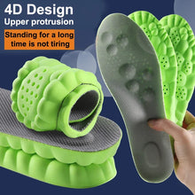 Load image into Gallery viewer, High Elasticity Latex Sport Insoles | Soft Shoe Pads with Arch Support &amp; Shock Absorption