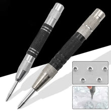 Load image into Gallery viewer, Spring Type Automatic Center Punch Glass Breaker Tool Window Breaker Punch Locator