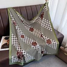 Load image into Gallery viewer, 90*90Cm Square Scarf Twill Silk Feeling Women Head Shawls and Wraps Luxury Hair Tree Print Neck Scarves Hijab Bandana Pashmina