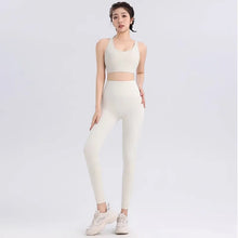 Load image into Gallery viewer, Women Breathable Yoga Set 2pcs Sport Suit Gym wear Workout Clothes Gym Crop Top High Waist Legging Fitness Bra Set Sports Suits