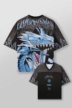 Load image into Gallery viewer, Young American oversized T-shirt summer new casual sports fitness quick drying breathable printed large mesh short sleeved shirt